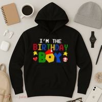 Im The Birthday Boy Game Gaming Gift Hoodie thumb 3
