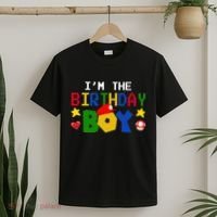 Im The Birthday Boy Game Gaming Gift T-Shirt thumb 2