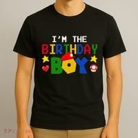 Im The Birthday Boy Game Gaming Gift T-Shirt thumb 3