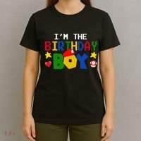 Im The Birthday Boy Game Gaming Gift T-Shirt thumb 4