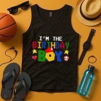 Im The Birthday Boy Game Gaming Gift Tank Top thumb 4