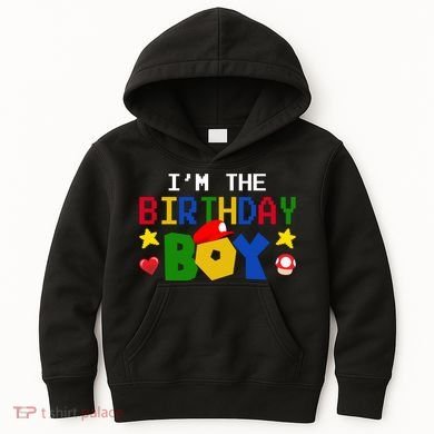 Im The Birthday Boy Game Gaming Gift Kids Hoodie