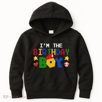 Im The Birthday Boy Game Gaming Gift Kids Hoodie thumb 0