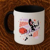 If The Boom Fits Ride It Halloween Witch Coffee Mug thumb 2