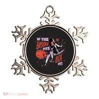 If The Boom Fits Ride It Halloween Witch Ornament thumb 0