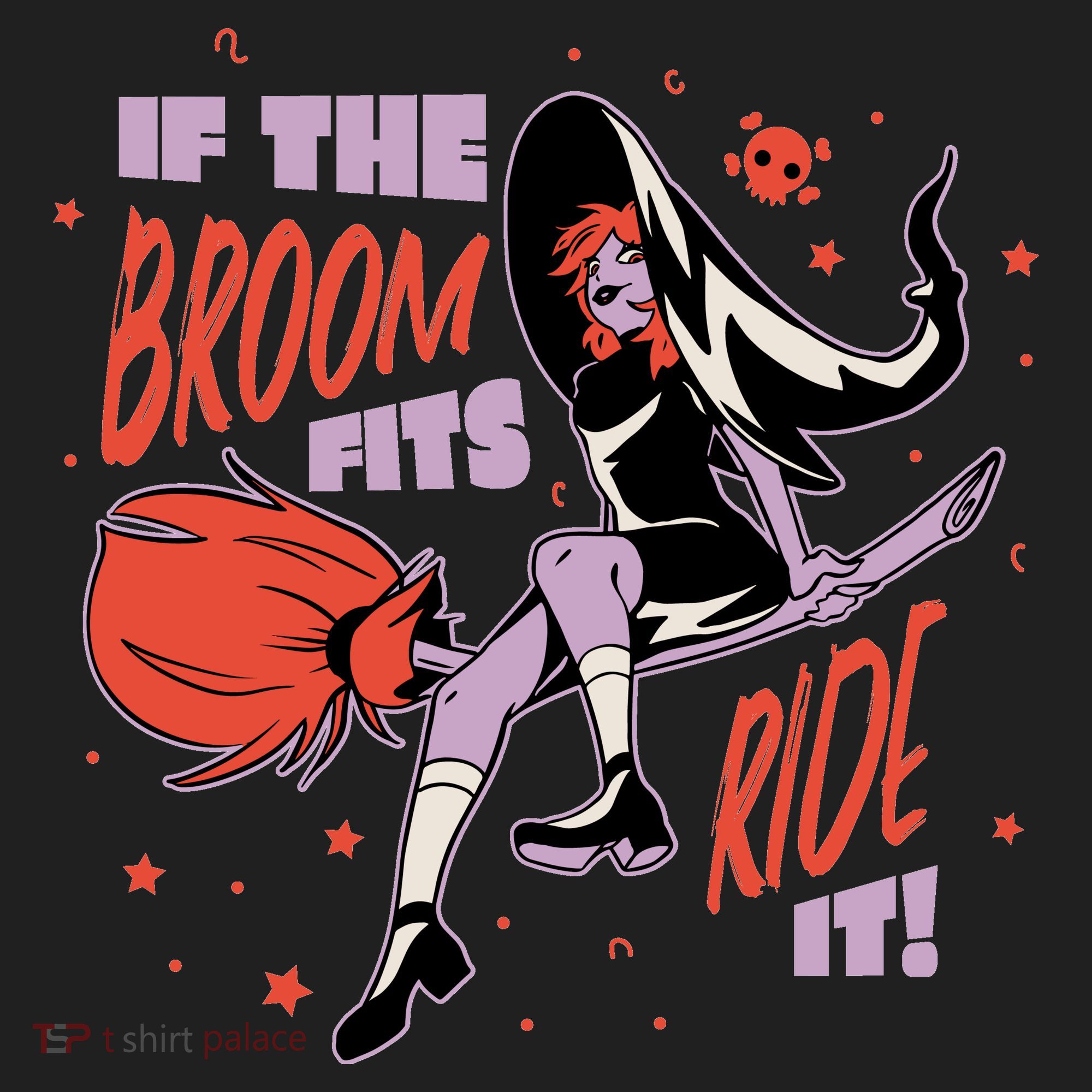 If The Boom Fits Ride It Halloween Witch Golf Towel