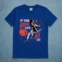 If The Boom Fits Ride It Halloween Witch T-Shirt thumb 5