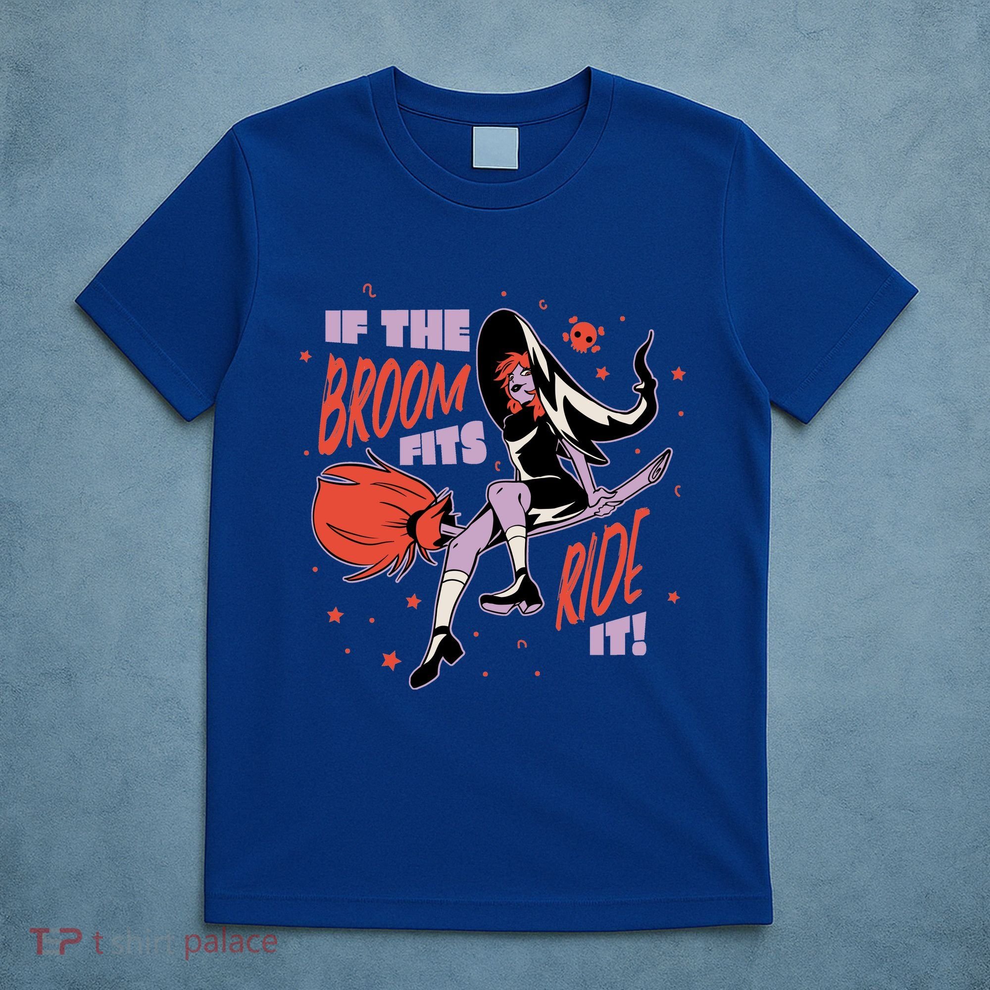 If The Boom Fits Ride It Halloween Witch T-Shirt