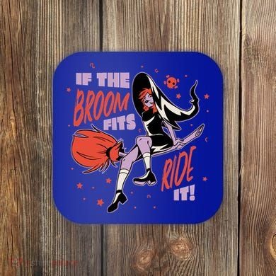If The Boom Fits Ride It Halloween Witch Coaster