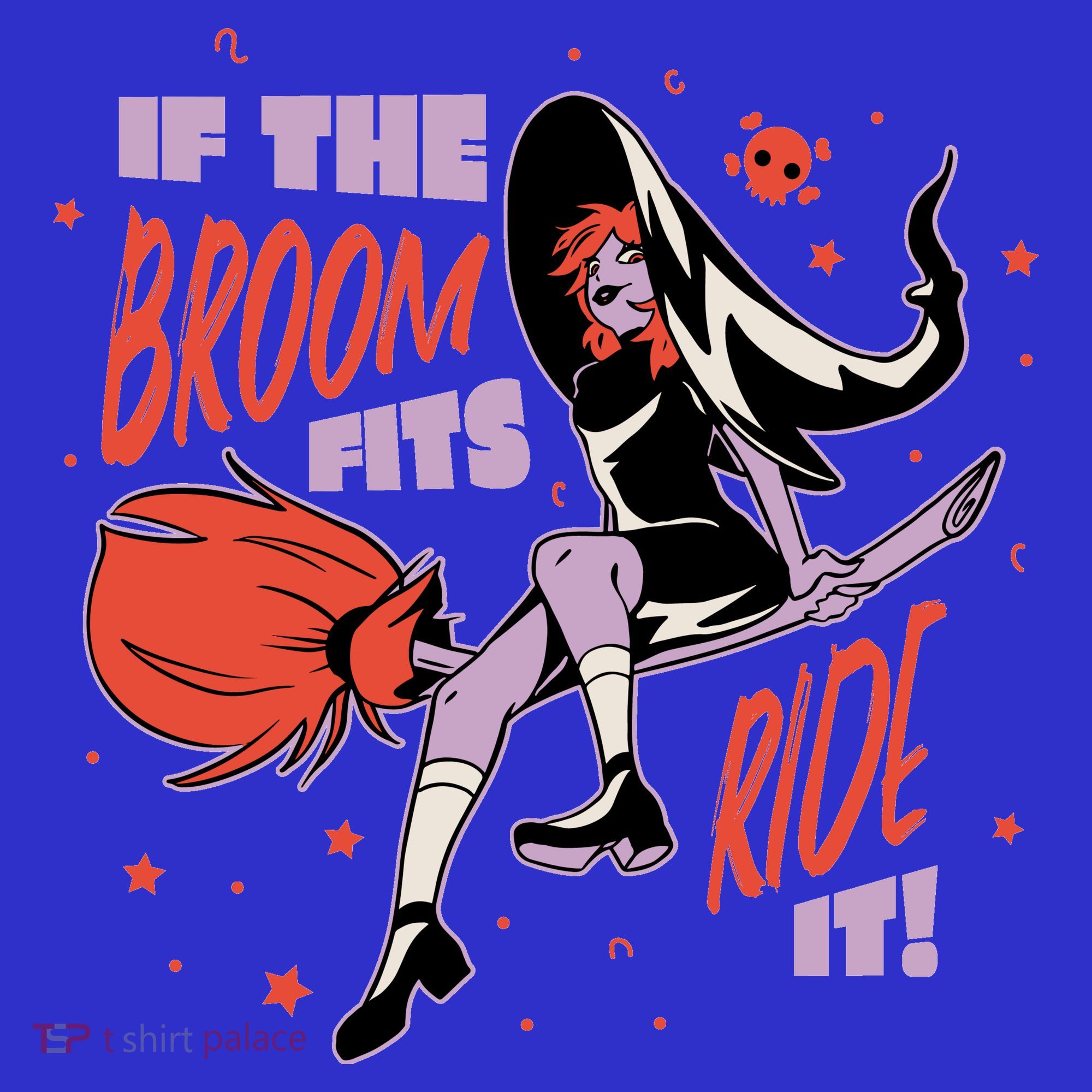 If The Boom Fits Ride It Halloween Witch Mousepad