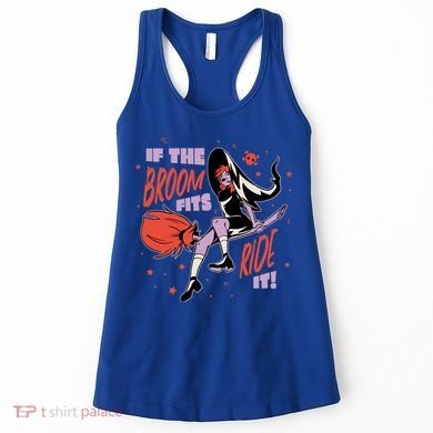 If The Boom Fits Ride It Halloween Witch Women's Tank Top
