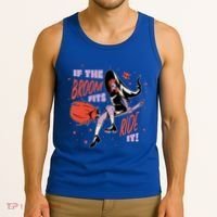 If The Boom Fits Ride It Halloween Witch Tank Top thumb 3