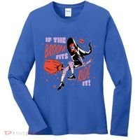 If The Boom Fits Ride It Halloween Witch Women's Long Sleeve Shirt thumb 0