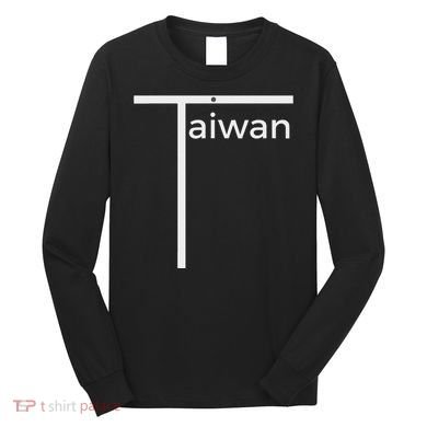 Iconic Taiwan Badminton Team Inspired Funny Flag Design Long Sleeve Shirt
