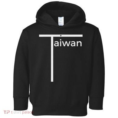 Iconic Taiwan Badminton Team Inspired Funny Flag Design Toddler Hoodie