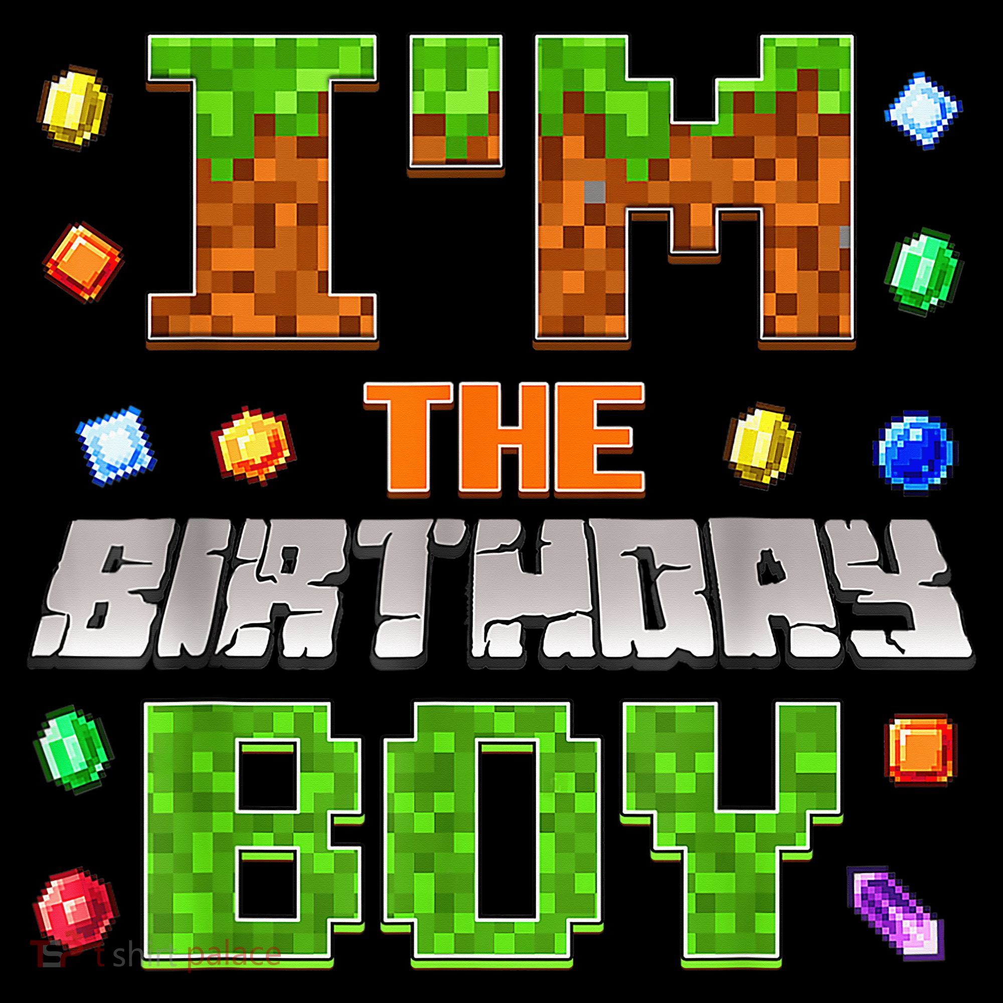 I'M The Birthday Boy Bday Party Video Gamer Pixel Number Coffee Mug