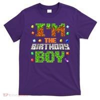 I'M The Birthday Boy Bday Party Video Gamer Pixel Number T-Shirt thumb 0