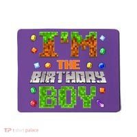 I'M The Birthday Boy Bday Party Video Gamer Pixel Number Mousepad thumb 0