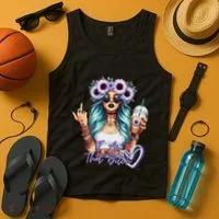 IM That Bitch Funny Sarcastic Cute Joke Gift Tank Top thumb 4