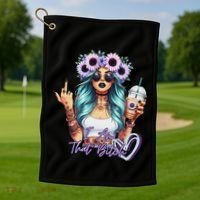 IM That Bitch Funny Sarcastic Cute Joke Gift Golf Towel thumb 1