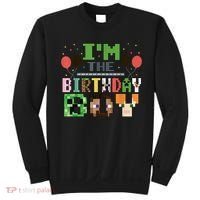 I'M The Birthday Boy Gamer Pixel Video Game Birthday Party Sweatshirt thumb 0