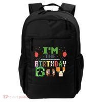 I'M The Birthday Boy Gamer Pixel Video Game Birthday Party Backpack thumb 0