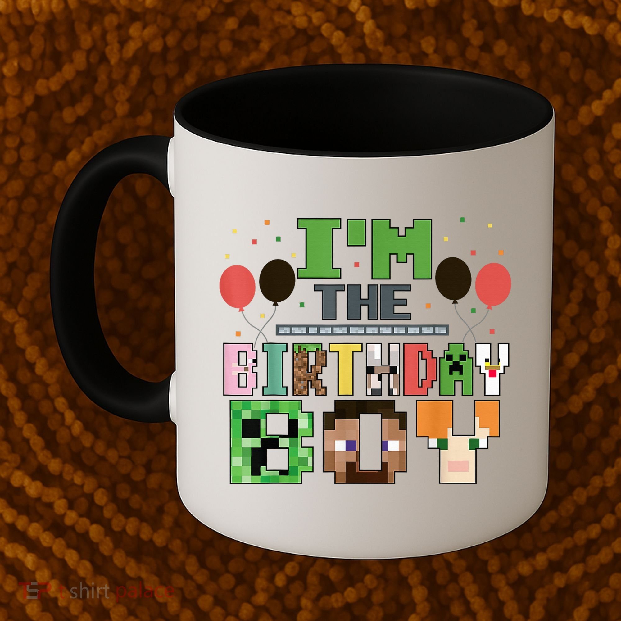 I'M The Birthday Boy Gamer Pixel Video Game Birthday Party Coffee Mug