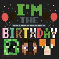 I'M The Birthday Boy Gamer Pixel Video Game Birthday Party Hat thumb 2