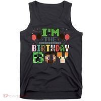 I'M The Birthday Boy Gamer Pixel Video Game Birthday Party Tank Top thumb 0