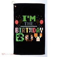 I'M The Birthday Boy Gamer Pixel Video Game Birthday Party Golf Towel thumb 0