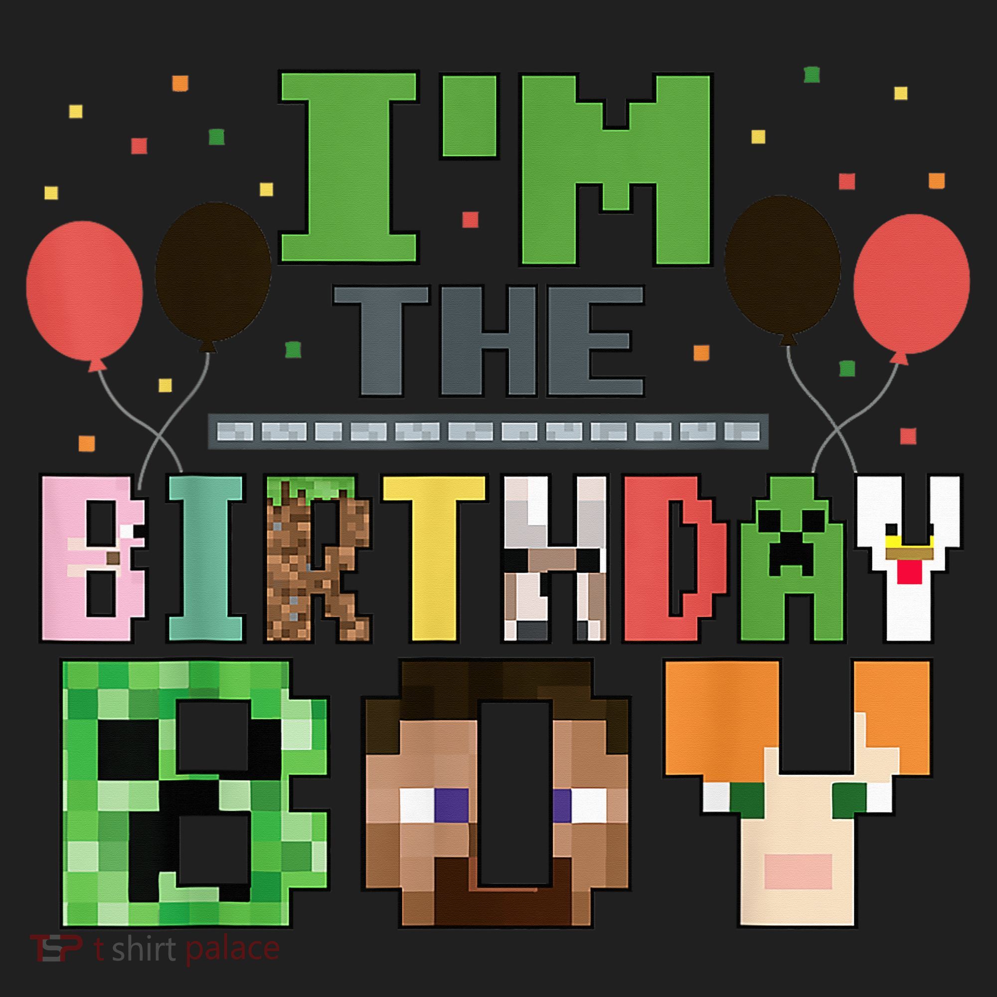 I'M The Birthday Boy Gamer Pixel Video Game Birthday Party Golf Towel