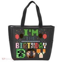I'M The Birthday Boy Gamer Pixel Video Game Birthday Party Tote Bag thumb 0