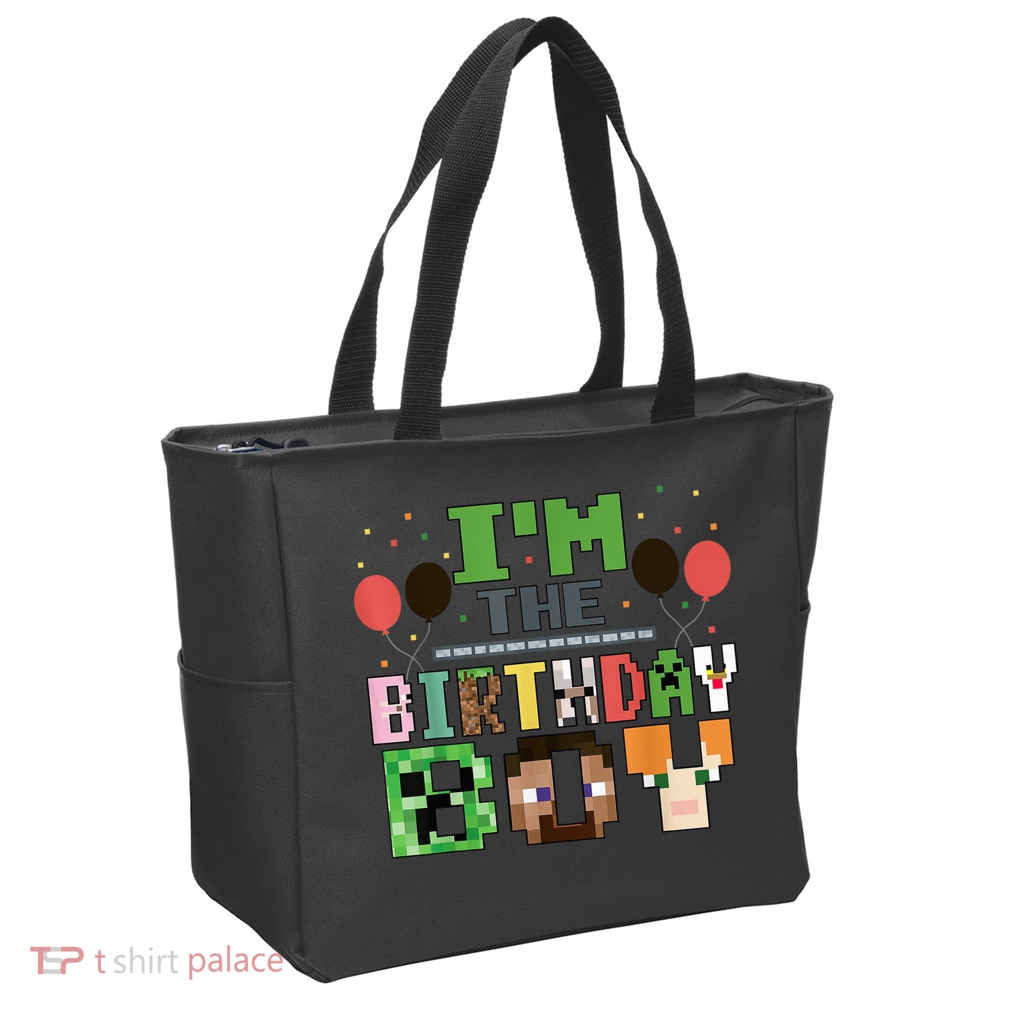 I'M The Birthday Boy Gamer Pixel Video Game Birthday Party Tote Bag