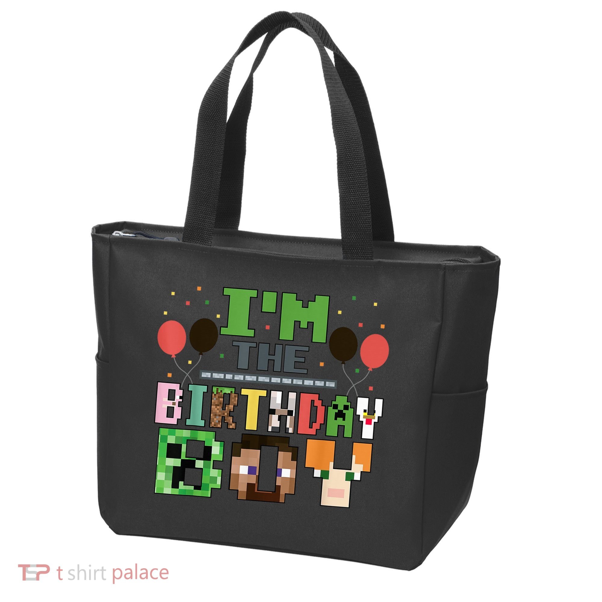 I'M The Birthday Boy Gamer Pixel Video Game Birthday Party Tote Bag