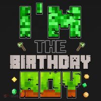 I'M The Birthday Boy Party Video Gamer Pixel Number Sweatshirt thumb 3