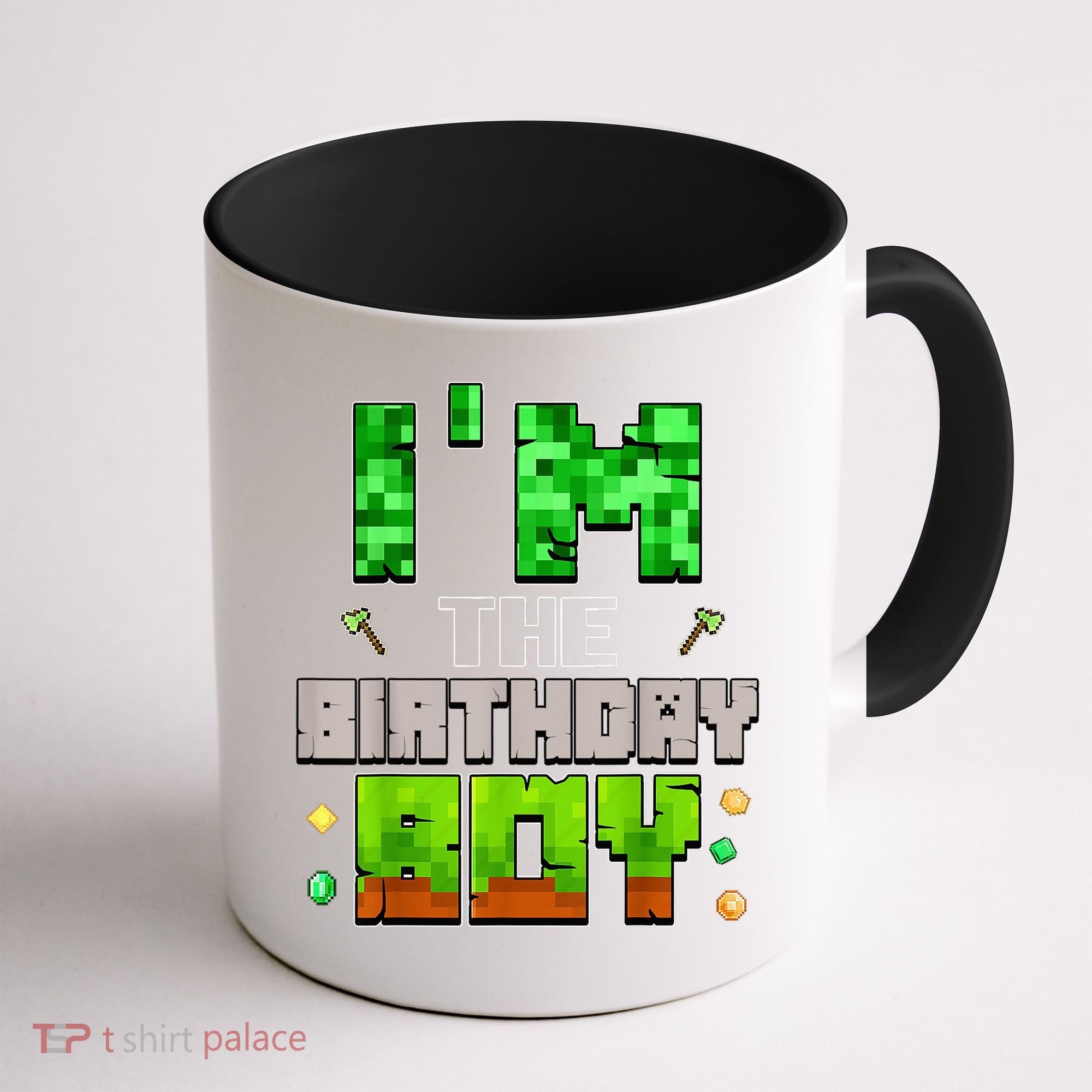 I'M The Birthday Boy Party Video Gamer Pixel Number Coffee Mug