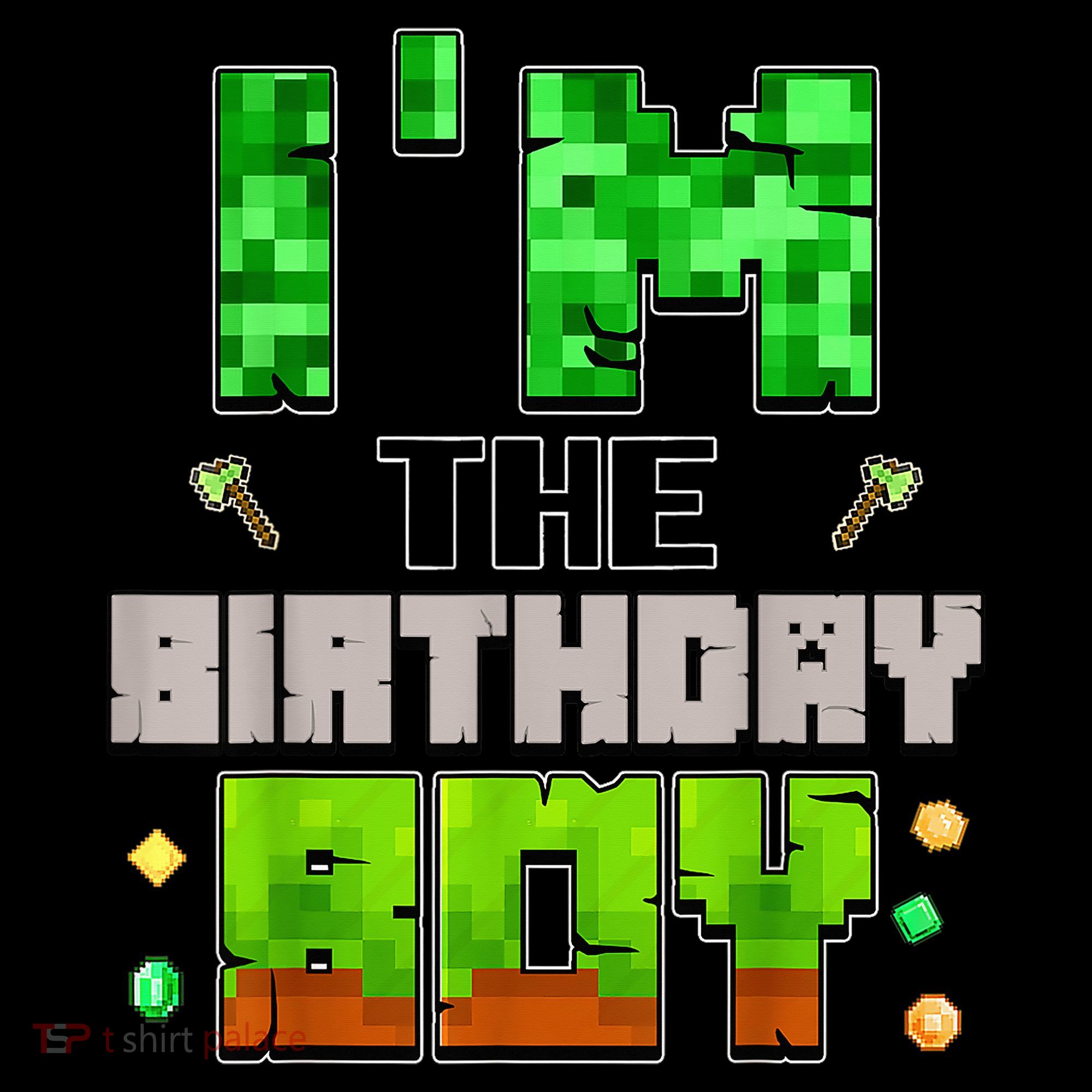 I'M The Birthday Boy Party Video Gamer Pixel Number Coffee Mug