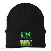 I'M The Birthday Boy Party Video Gamer Pixel Number Beanie thumb 0