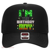 I'M The Birthday Boy Party Video Gamer Pixel Number Hat thumb 0