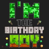 I'M The Birthday Boy Party Video Gamer Pixel Number Hat thumb 2