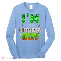 I'M The Birthday Boy Party Video Gamer Pixel Number Long Sleeve Shirt thumb 0