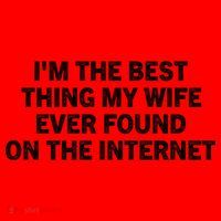 I'm The Best Thing My Wife Ever Found On The Internet Cute Gift Santa Hat thumb 1