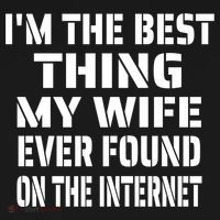 I'm The Best Thing My Wife Ever Found On The Internet Gift Women's Hoodie thumb 2