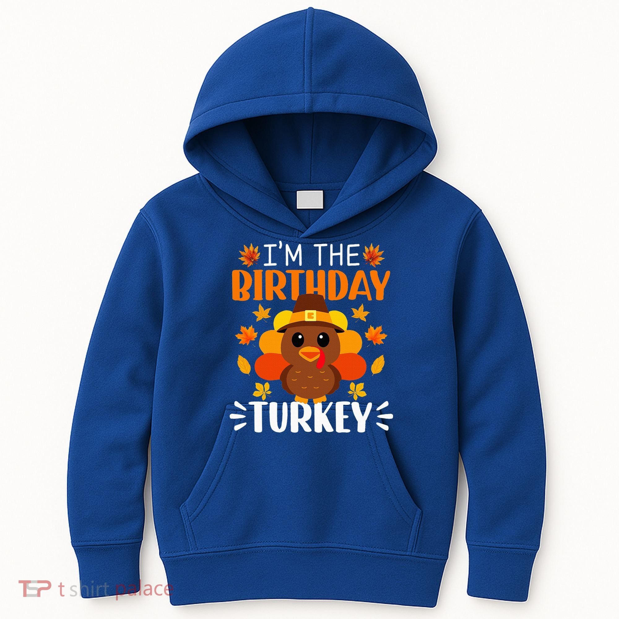 I'm The Birthday Turkey Funny Turkey Thanksgiving Kids Hoodie