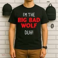 IM The Bad Wolf Duh Costume For Diy Halloween Party T-Shirt thumb 6