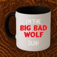 IM The Bad Wolf Duh Costume For Diy Halloween Party Coffee Mug thumb 2