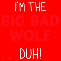 IM The Bad Wolf Duh Costume For Diy Halloween Party Santa Hat thumb 1