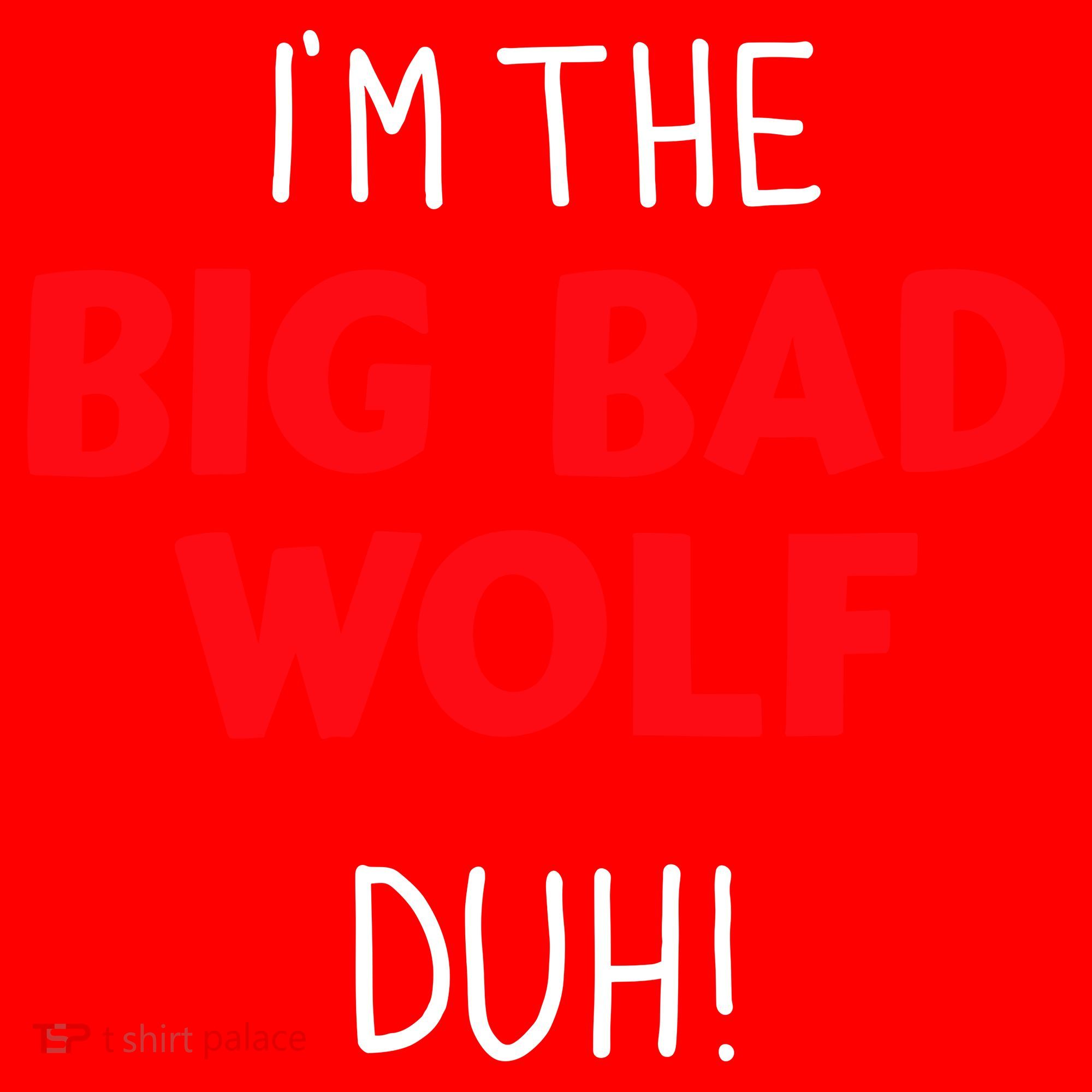 IM The Bad Wolf Duh Costume For Diy Halloween Party Santa Hat