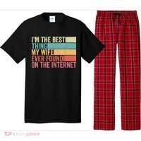 I'm The Best Thing My Wife Ever Found On The Internet Pajama Set thumb 0