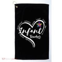 Infant Teacher Back to School Infant Daycare Teacher Golf Towel thumb 0